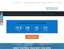 Tablet Screenshot of fitnessbyexample.com